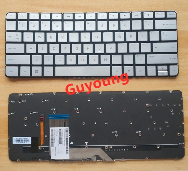 Клавиатура с подсветкой для ноутбука для спектр X360 13-4003DX 13T-400013-4000 замена клавиатуры