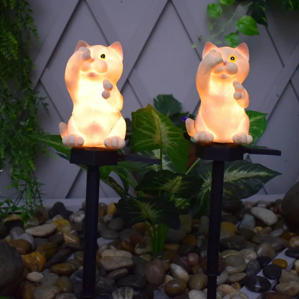 Солнечный полимерный штекер светильник ремесла орнамент сад двор микро пейзаж