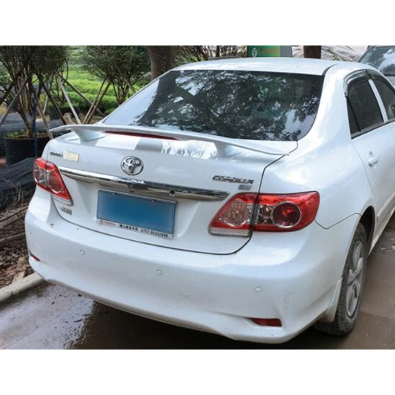 Спойлер для Toyota Corolla 2006 - 2013 года высокое качество АБС-пластик углеродный черный
