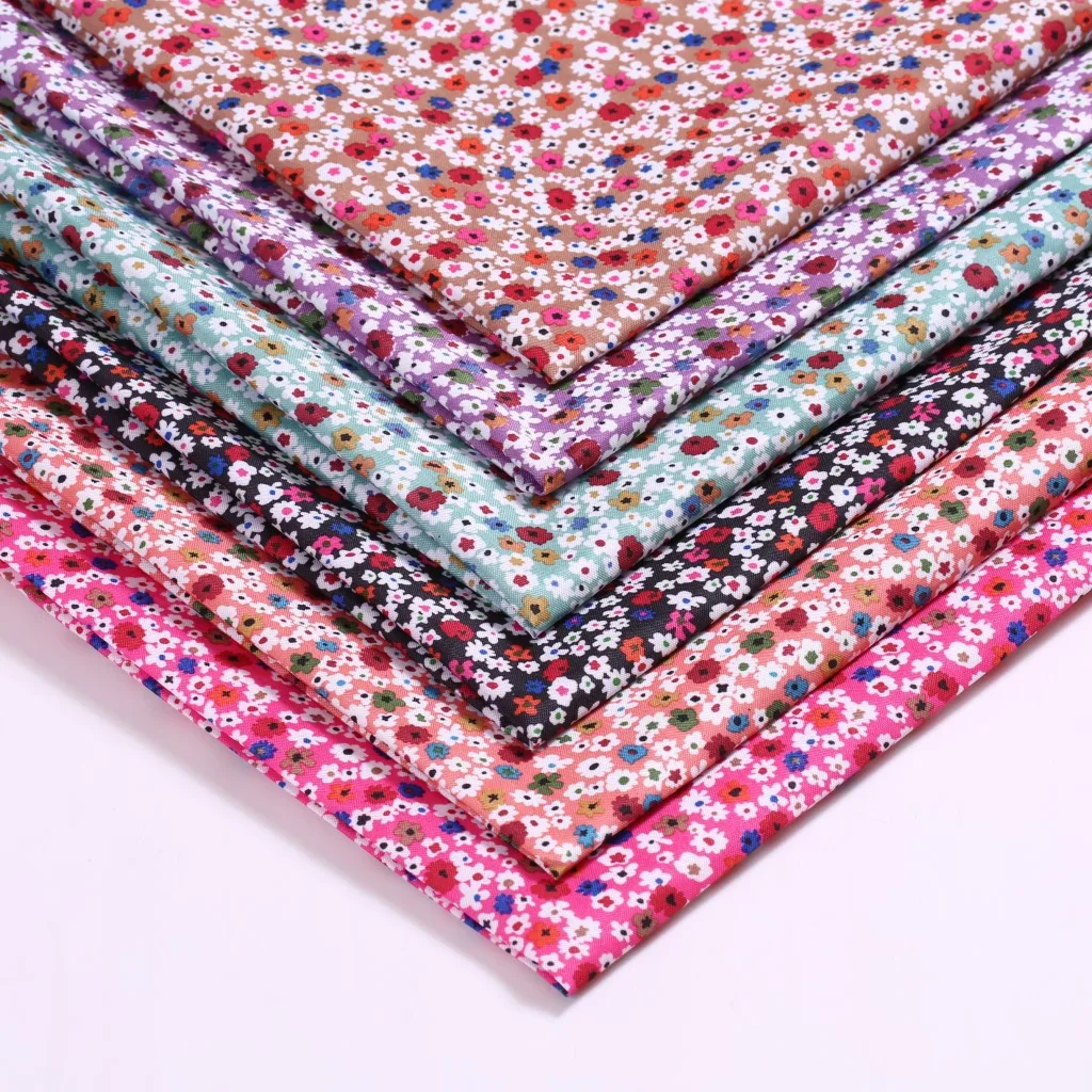 

Multicolour Knitted Floral Polyester Fabric By The Meters High-quality Home Textile Fabric Polyester Fabric 100*150cm