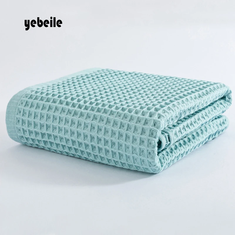 Yebeile 100% Cotton star hotel bath Towel beach/SPA for Adults Quality Gift grid Towels Washcloth beauty salon | Дом и сад