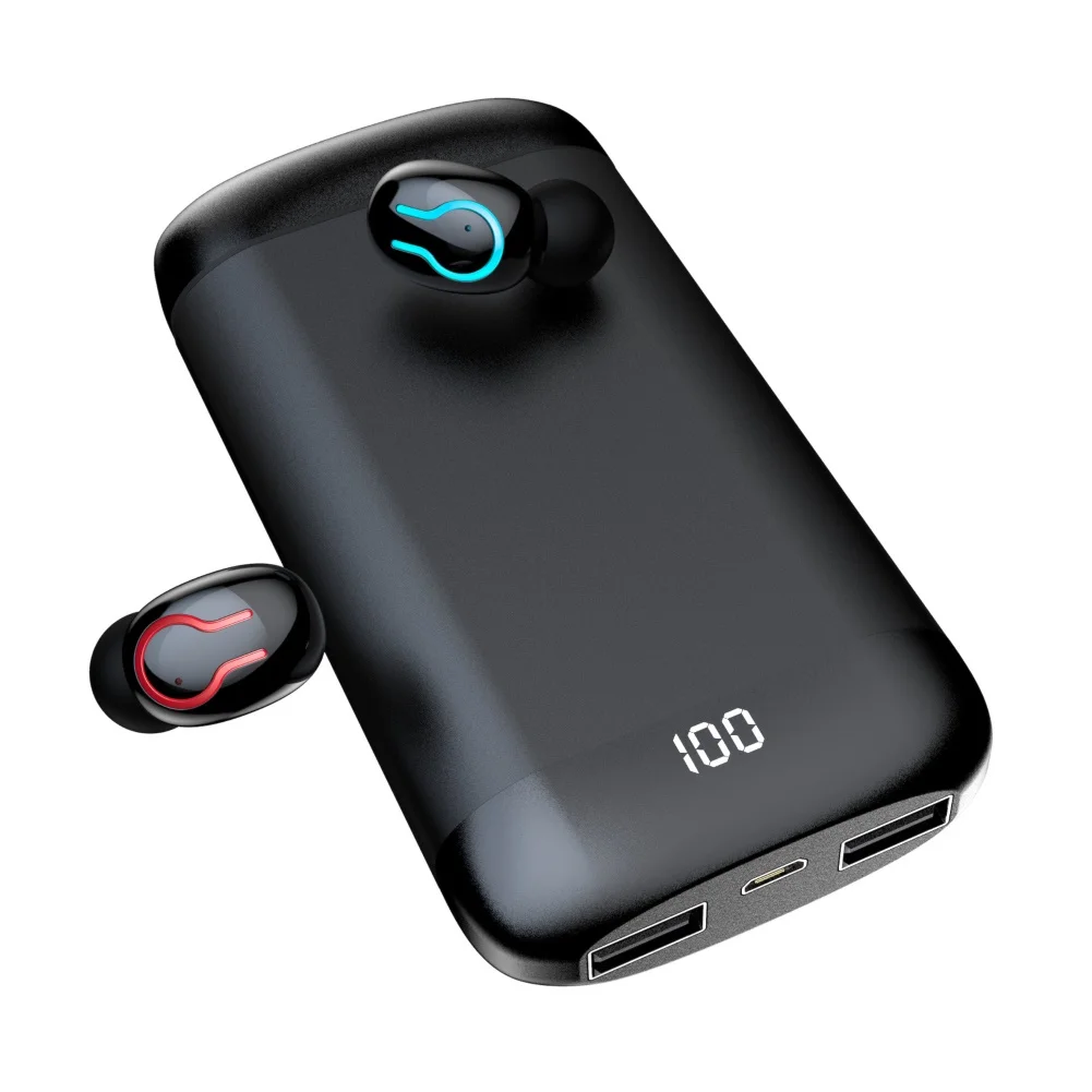 Q66 TWS Беспроводные Bluetooth мини наушники музыка Hi-Fi стерео спортивный мобильный телефон HD вызов наушники-вкладыши с зарядным устройством Micphone