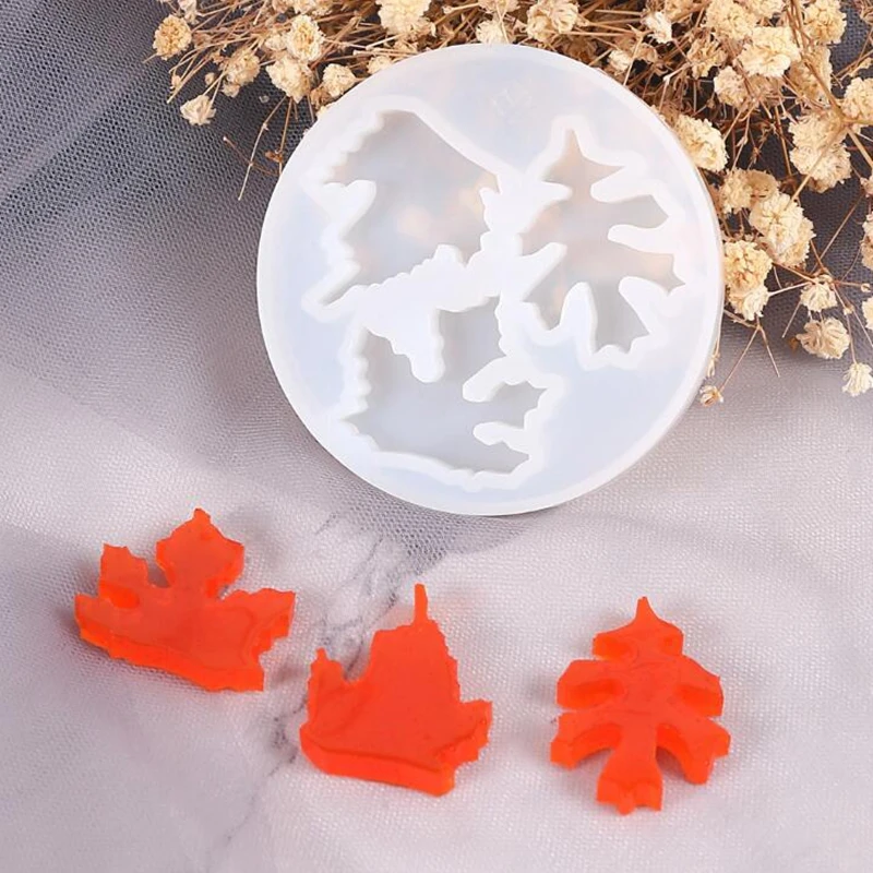 

Новый тип прозрачные силиконовые формы процесс украшения DIY лист в виде кленового листа установка эпоксидная смола, форма