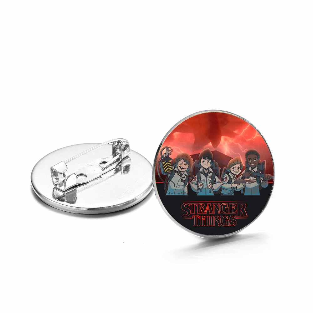 Stranger Things Brooches Popular American TV Series Badge Teenager Backpack Shirt Lapel Pins Gothic Jewelry Gift for Fans | Украшения и