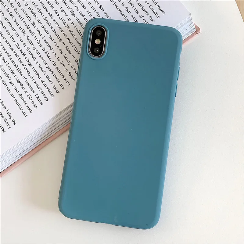 COOLY чехол конфетного цвета для Xiaomi Redmi 4A задняя крышка на Redmi Note 4 оболочка кожа Xiomi Redmi 4X Мягкий ТПУ силиконовый чехол для телефона - Цвет: Lake Blue 8