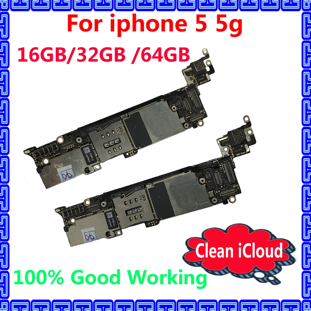 Для iphone 5 5g оригинальная материнская плата с полным чипом 16 ГБ 32 64