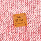 Кожаные бирки, Персонализированные Бирки, вязаные этикетки, пользовательское имя, ручная работа, текст и символ, персональное имя (PB1737)