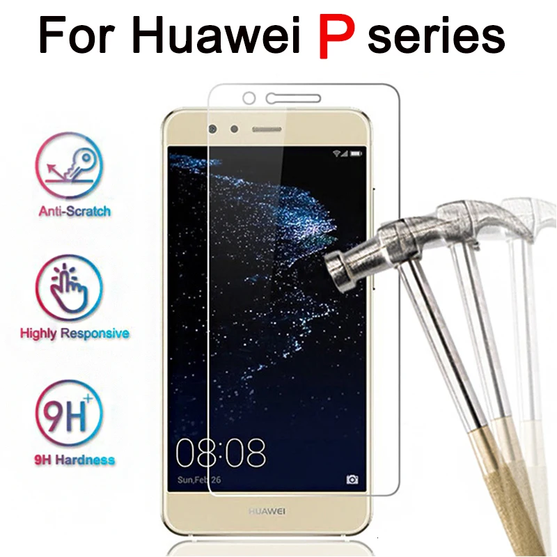 Защитный стеклянный чехол для Huawei p10 lite plus закаленное стекло p 10 p10lite защита экрана