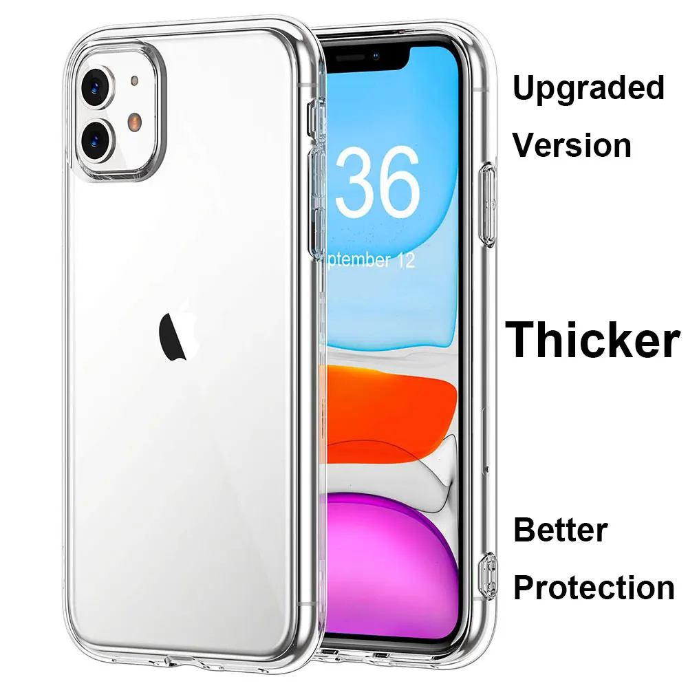 Для iPhone XS Max чехол прозрачный силиконовый чехол для телефона для iPhone X XR 8 Plus 7 6 6S 5 5S SE 5SE 5C 11 Pro Аксессуары для 4S - Цвет: Better Quality