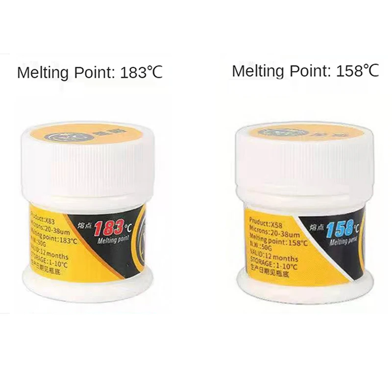 

XG Middle Layer Low Temperature 158℃ Chip 183℃ Lead-Free Solder Paste Suitable For Motherboard Middle Layer And Chip Repair Tool
