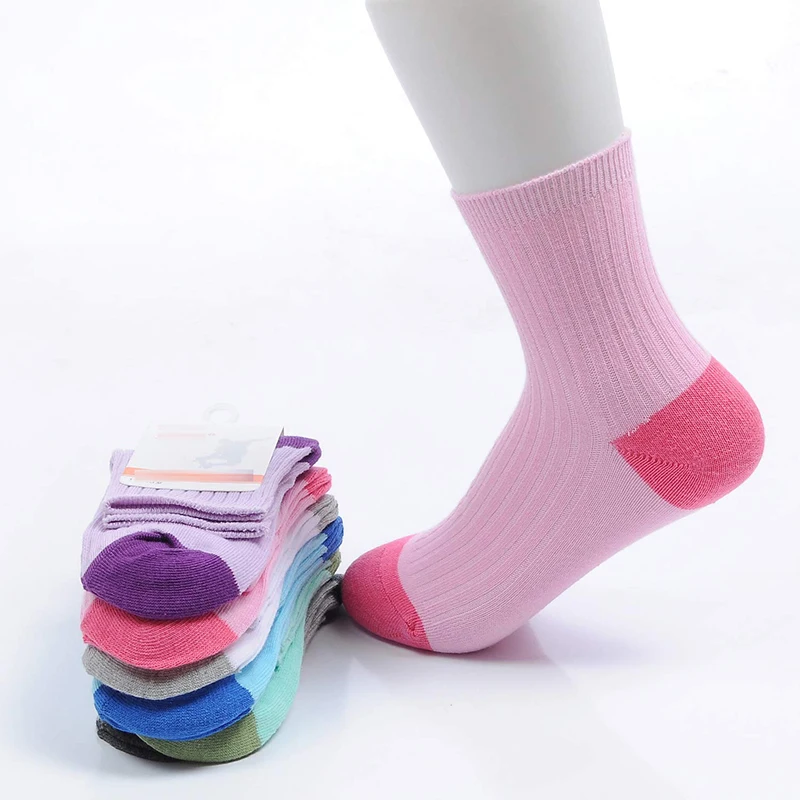 Милые хлопковые дышащие детские носки для мальчиков и девочек 6 пара/лот | Женская