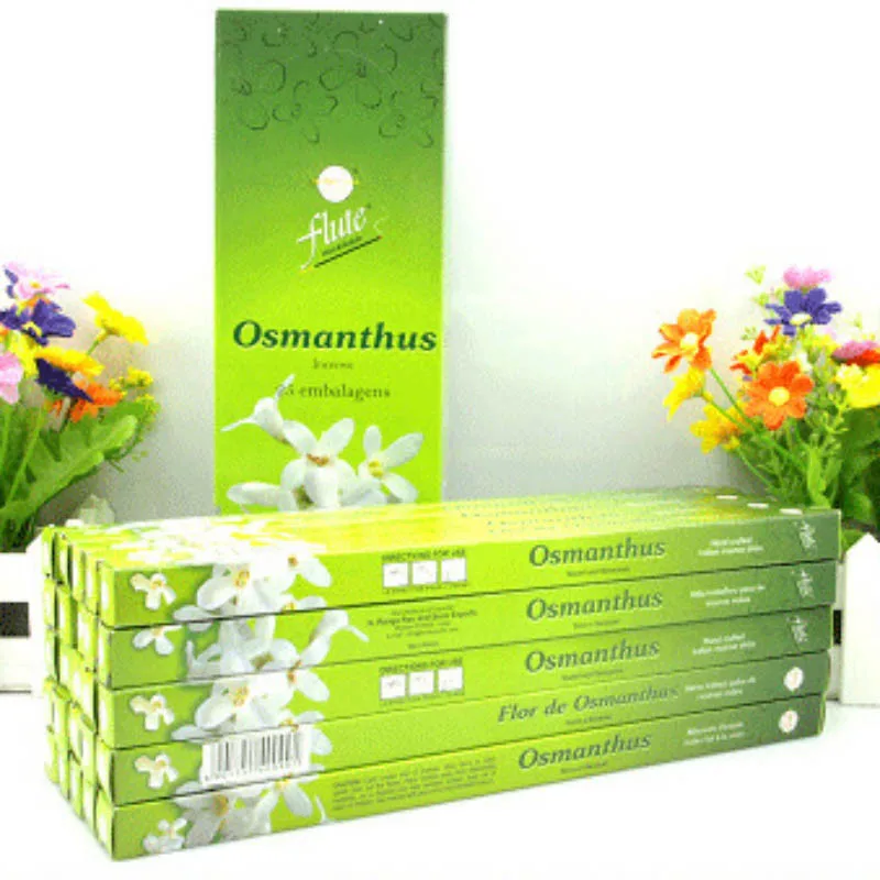 Osmanthus Флейта 200 палочки/коробка мульти-стиль индийский Ладан палочки аромат палочки ручной работы Домашний Аромат Frank благовония шалфея палочки - Аромат: Osmanthus