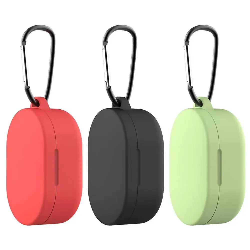 

Wireless Bluetooth-compatible Headset Cover Silicone Earbuds Case Protector for Xiaomi Mi AirDots