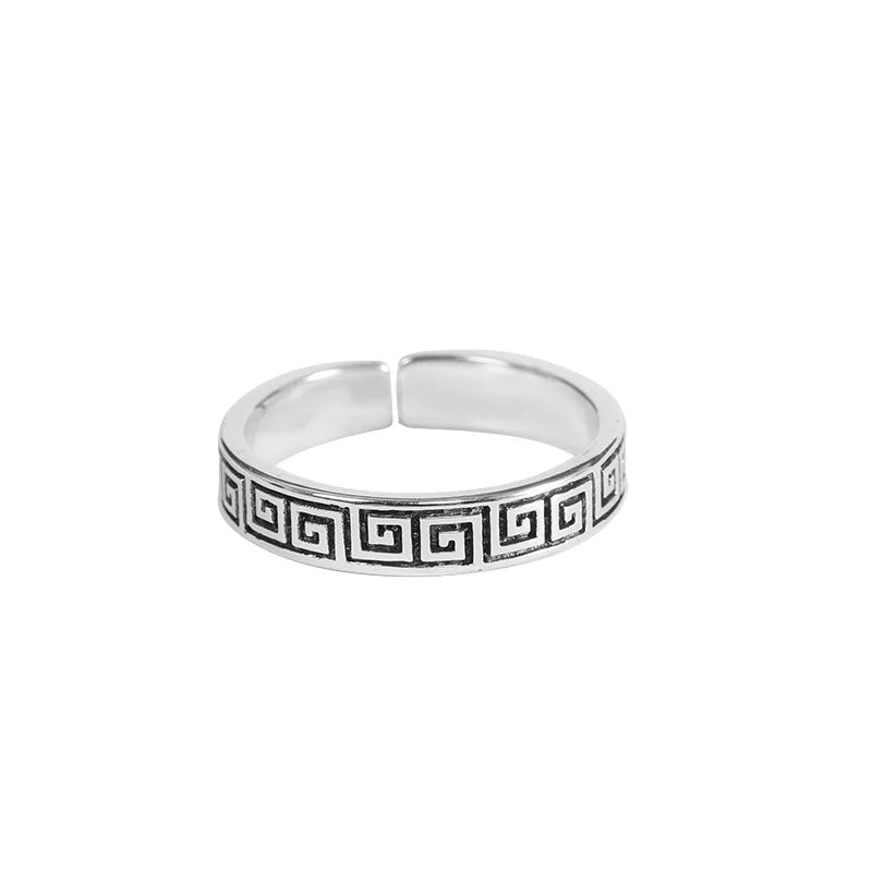 

Vintage 925 Sterling Silver Ring for Women,Open and Adjustable
