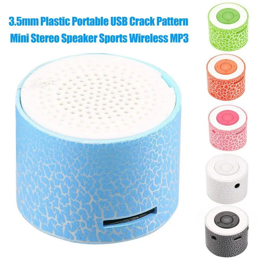 3 5 мм пластиковый портативный USB динамик с трещинами мини стерео спортивный