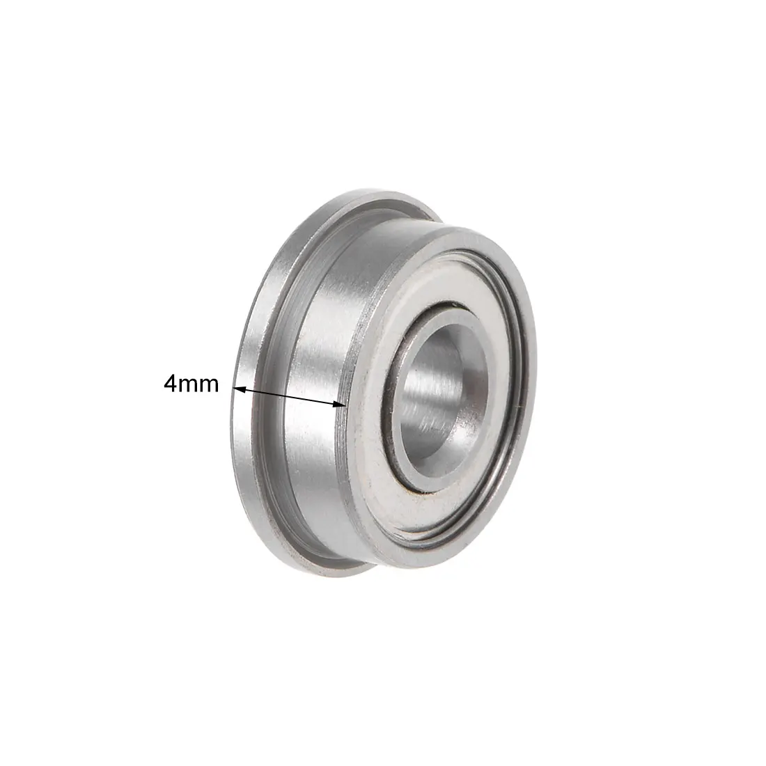 

uxcell F694ZZ Flange Ball Bearing 4x11x4mm Shielded Chrome Bearings 2pcs