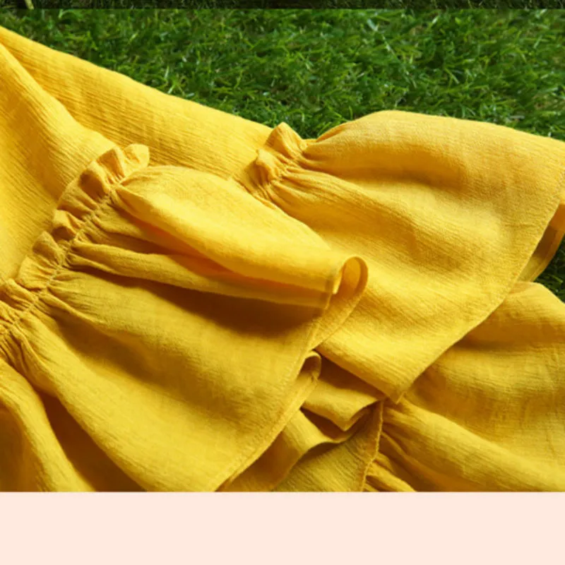 

2018 Long Dress Fashion Trend Bohemian Dress for Girls Beach Tunic Spring Summer Maxi Dresses Kids Party Princess Dresses CC673