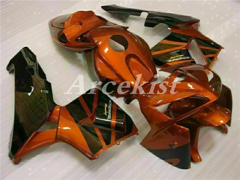 

Injection Mold New ABS Motorcycle whole Fairings Kit Fit for CBR600RR F5 2005 2006 05 06 Bodywork set Orange black