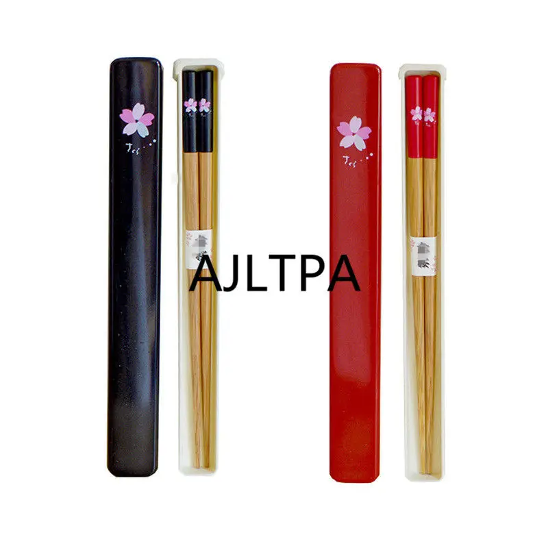 

100 шт./лот Японские Бамбуковые Палочки для еды свадебные подарки палочки для еды Лаковая восковая посуда столовая посуда Суши Палочки CT0203