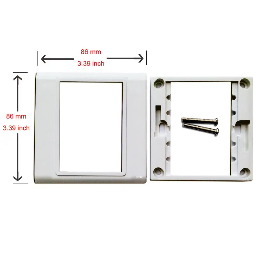 Порты: 2 RJ11 + RJ45 Cat3 PSTN Phone Cat6 Ethernet настенное крепление лицевая панель розетка для