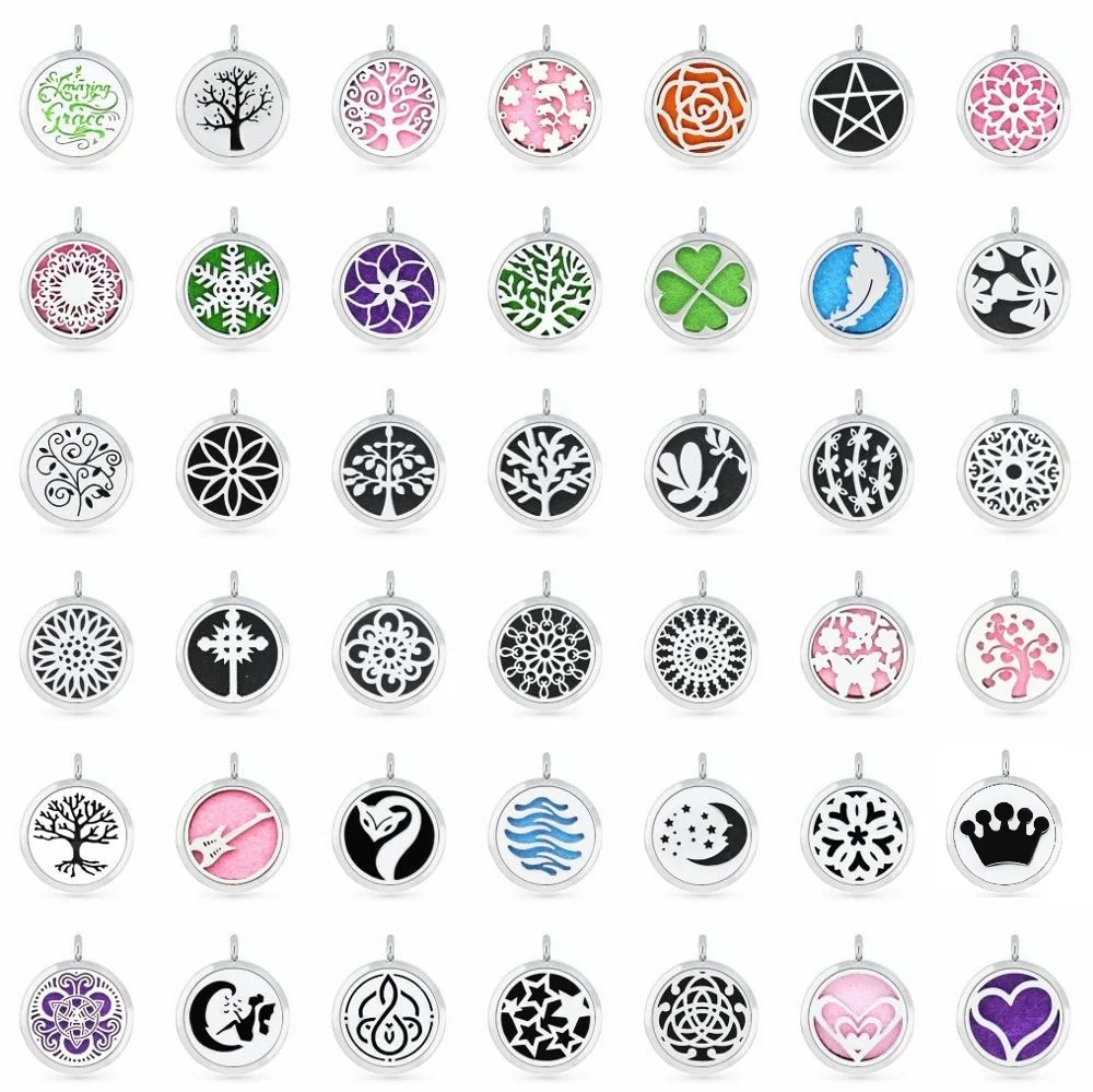 Новинка 30 мм Магнитная фотомагнитная подвеска-медальон с распылителем эфирного