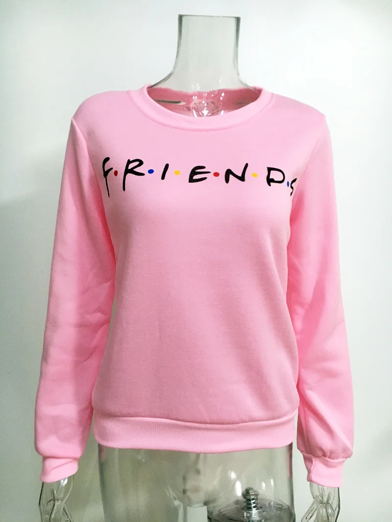 Friends Hoodies Sweatshirts 2022 Women Casual Kawaii Harajuku Fashion Punk For Girls Clothing European Tops Korean