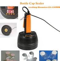 20 130mm glass bottle aluminum cap capping machine cap diameter jam bottles foil sealing machine induction cap sealer
