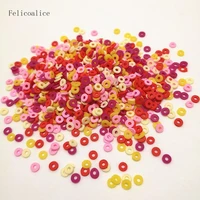 20g 5 mm polymer hot clay sprinkles for crafts round circle 5mm soft clay slice diy slime making accessories