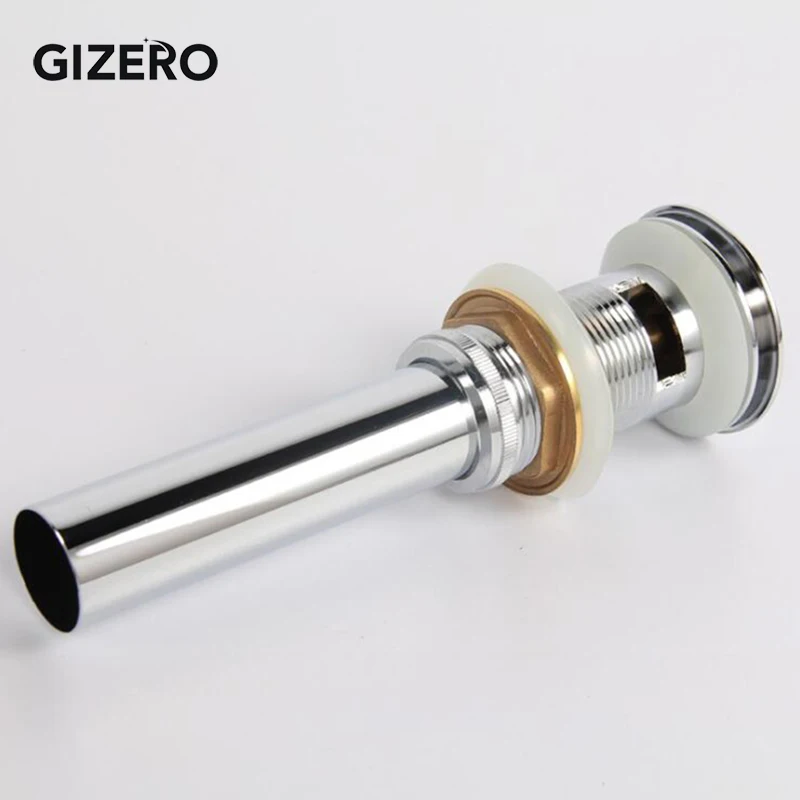 bathroom accessories pop up drain chrome basin sink waste click clack vanity sink drain strainer withwithout overflow zr2018 free global shipping