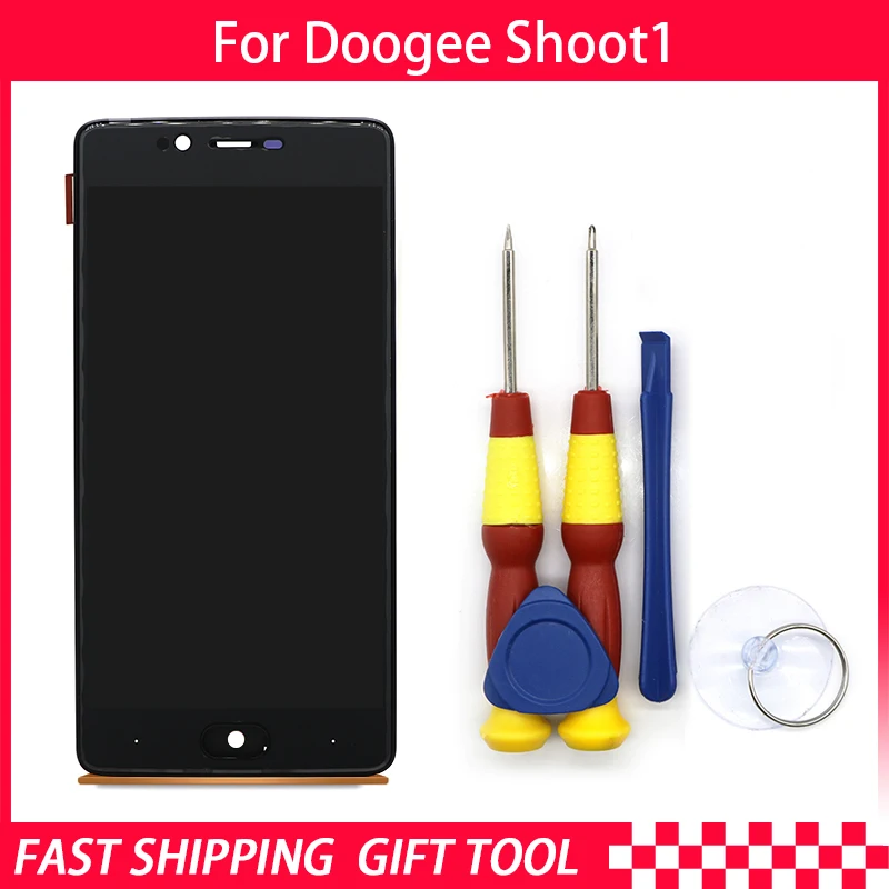 Сенсорный экран для DOOGEE Shoot 1 ЖК дисплей с дигитайзером в сборе рамкой сменные