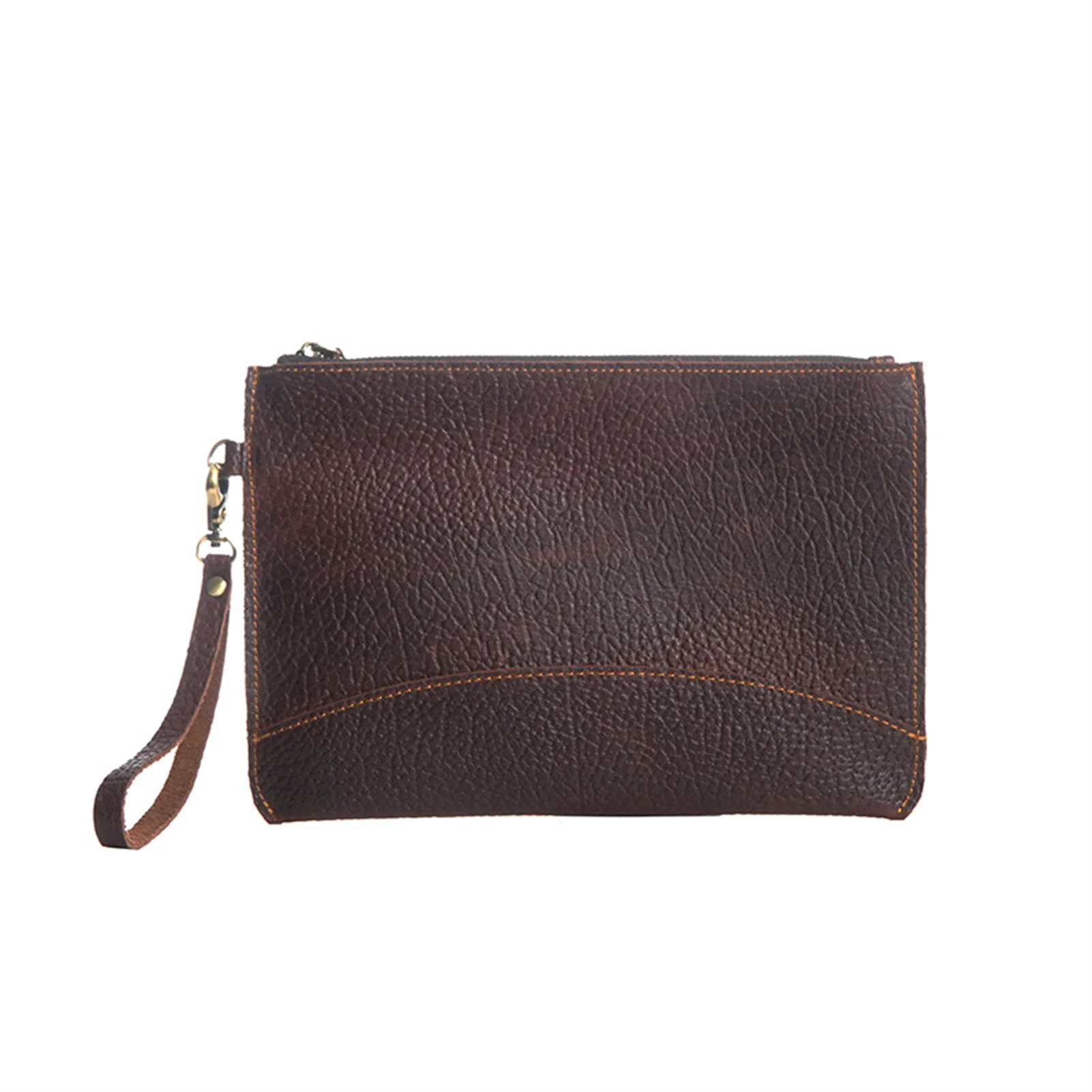 Новинка мужские Клатчи из искусственной кожи Винтажный стиль деловая ручная