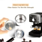 Кофейный фильтр, чашка 51 мм, корзина для фильтра без давления для Breville Delonghi Filter Krups, кофейные изделия, кухонные аксессуары