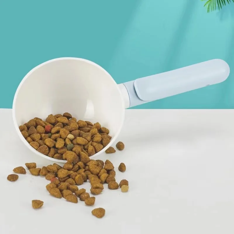 

Multifunctional Cat Food Spoon Dog Food Spoon Pet Feeding Shovel Whole Grains Rice Spoon Flour Shovel Two-Color Grain Spoon