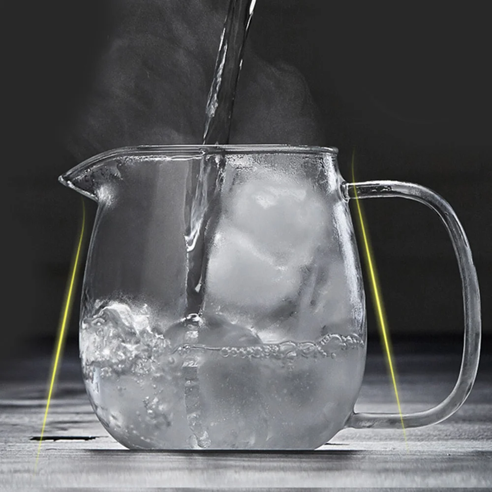 1 Pcs 600ml Clear Glass Teapot Kettle Tea Pot With Removable Infuser Heat Resistant Handle Flower Coffee Teaware Gift | Дом и сад