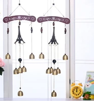 the eiffel tower bells metal feng shui home decoration friends lovers gift indoor adornment door bell educational unisex 2021