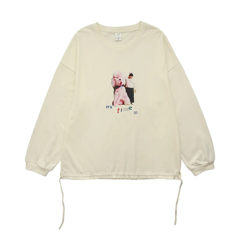 Женская футболка с длинным рукавом и принтом | одежда