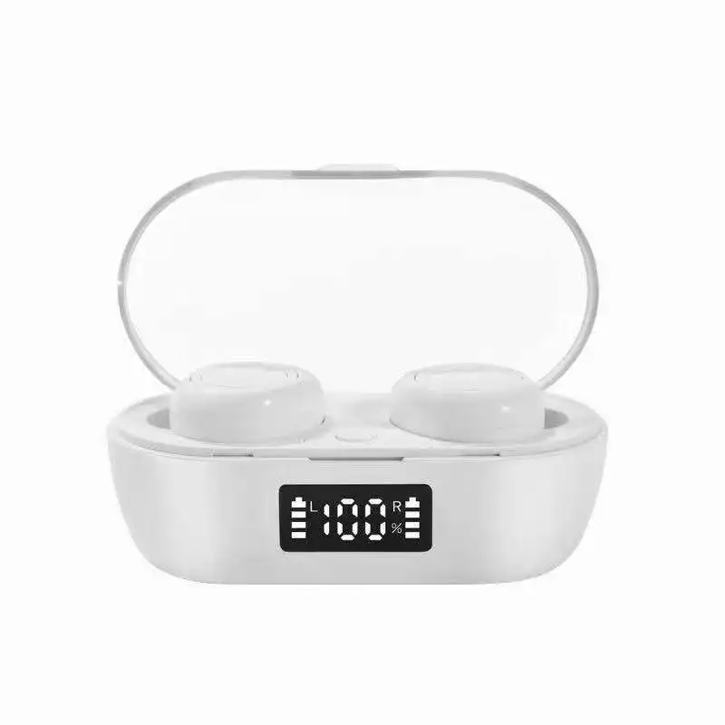 new tws wireless headphones bluetooth compatible touch control led display sport earphones with microphone in ear headsets free global shipping