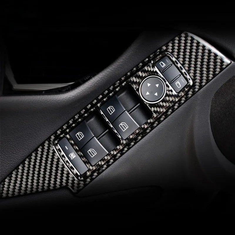 Углеродное волокно для Mercedes Benz C Class W204 внутренний переключатель передач