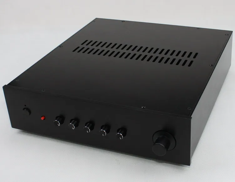

Amp Case Amplifier House Enclosure 380 * 355 * 92MM WA 78 All Aluminum 5.1 Pre-stage Power Amplifier Chassis DIY Box