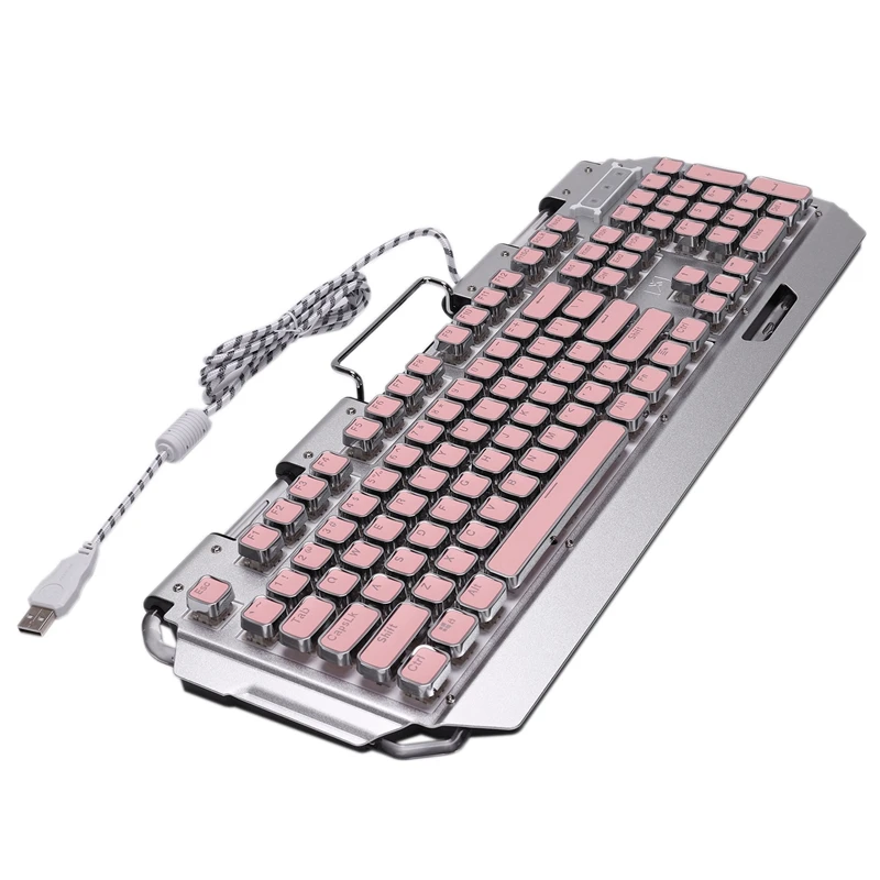 X10 механическая клавиатура Панк круглый ретро Keycap Проводная Механическая