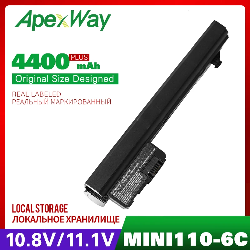 4400 мАч аккумулятор для ноутбука hp мини 1101 110 110-1000 537626-001 аккумулятор большой емкости HSTNN-CB0C NY221AA для COMPAQ Mini 102 CQ10-166SB CQ10-170SS