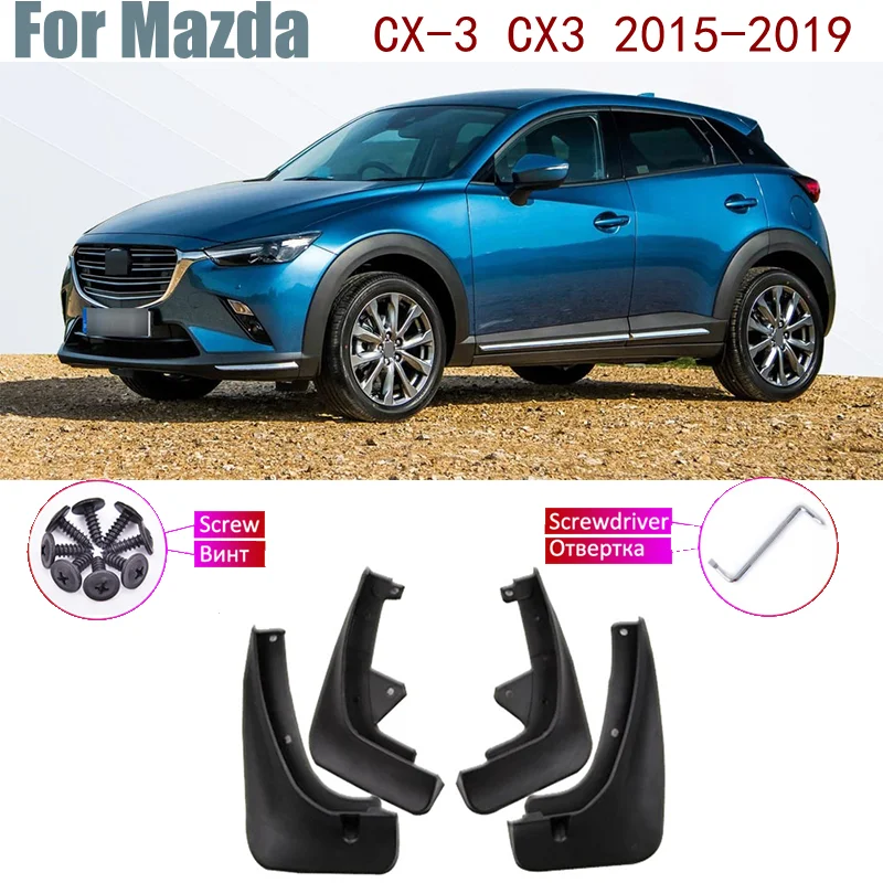 Брызговики для автомобиля брызговики Mazda передние и задние CX3 2015 2016 2017 2018 2019 |