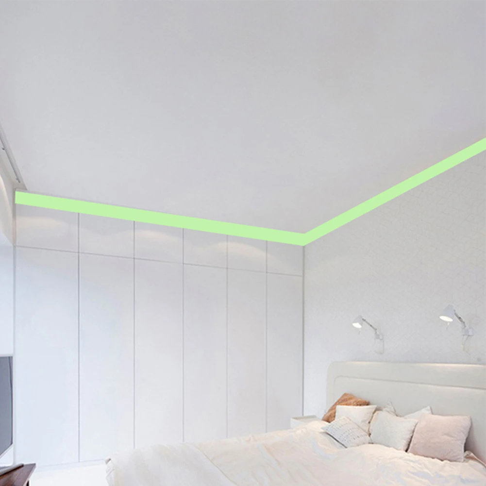 

1/5/10Pcs/lot Beautiful And Wearable Luminous Band Baseboard Wall Sticker Eco-friendly Home Decoration Decal DIY Strip Stickers