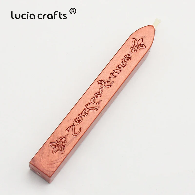 C11 Red gold Распродажа! Lucia crafts 9*1,1*1,1 см красочные уплотнительные восковые палочки штамп воск для документов запечатывания 1 шт./лот I1108 - Цвет: C11 Red gold