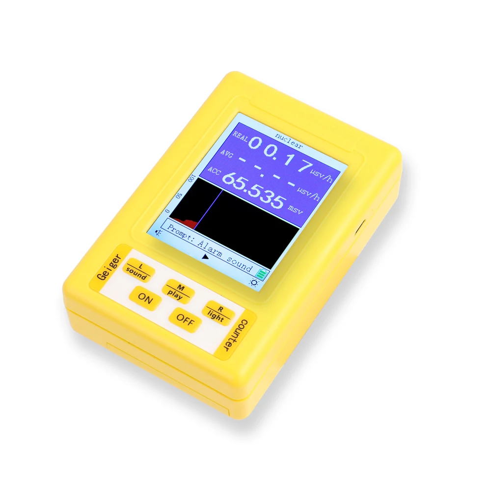 BR-9C Portable Electromagnetic Radiation Nuclear Detector 2-in-1 EMF Meter Full-functional Geiger Counter Tester | Инструменты