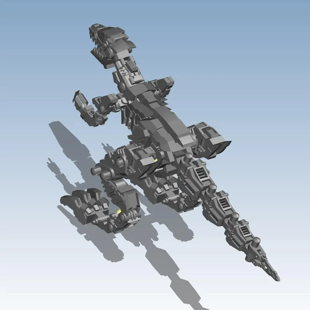 

Game mecha dinosaur Custom order highqualityhighprecision digital models 3D printing service Games and Animation ST5007