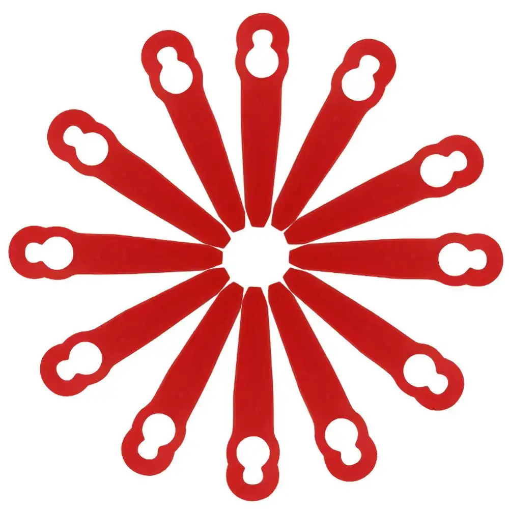 

100Pcs Plastic Blades For Garden Tools Grass Strimmer Trimmer Plastic Garden Accessories Lawn Mower Plastic Blade