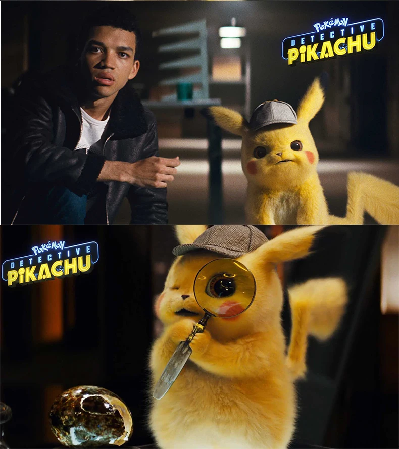 28cm Original Detective Pikachu Plush Toy High Quality Cute Anime Toys Children Gift Toy Kids Cartoon Peluche Pikachu