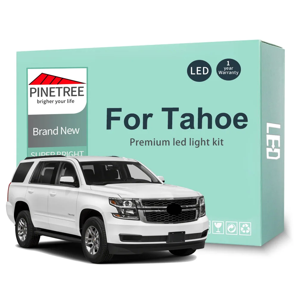 Car Led Interior Light Kit For Chevrolet Tahoe 1992-2009 2010 2011 2012 2013 2014 LED Bulbs Canbus No Error