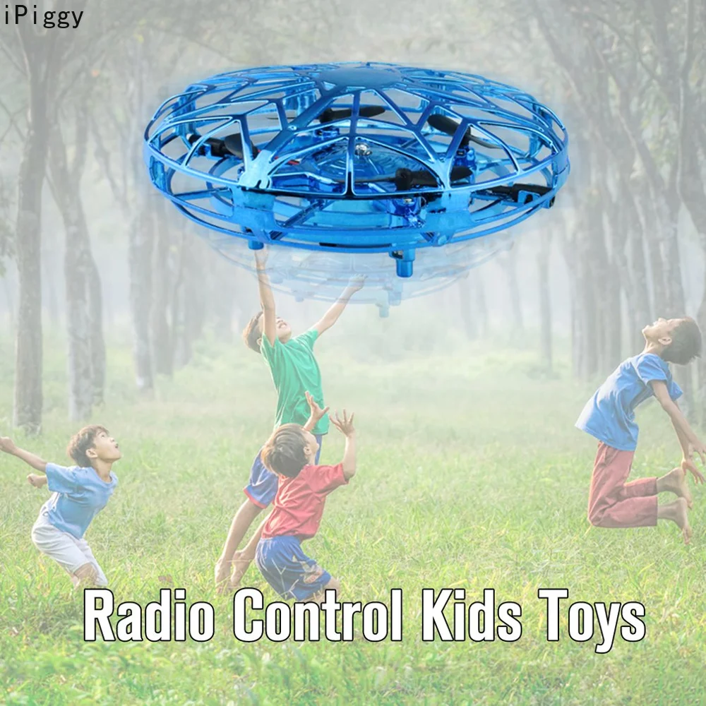 Mini Drone UFO Hand Operated RC Helicopter Quadrocopter Infrared Induction Aircraft Flying Toys For Kids | Игрушки и хобби